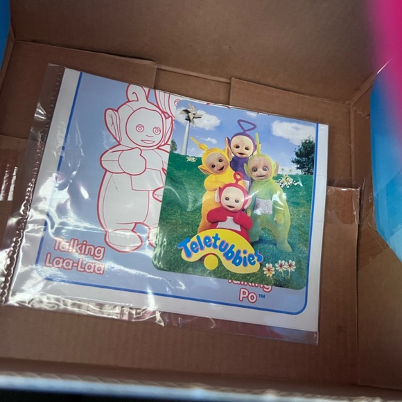 New Deadstock Vintage '98 Playskool Teletubbies Talking Po Plush Toy - 14 Inch - Picture 8 of 11